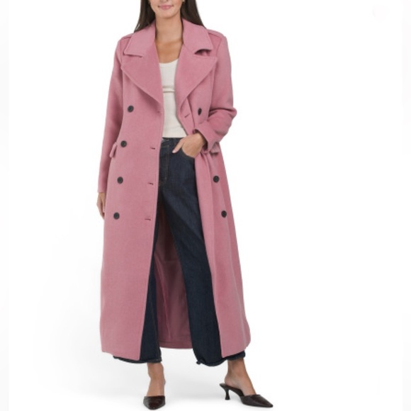 AVEC LES FILLES Maxi Double Breasted Coat NWT - Picture 1 of 2